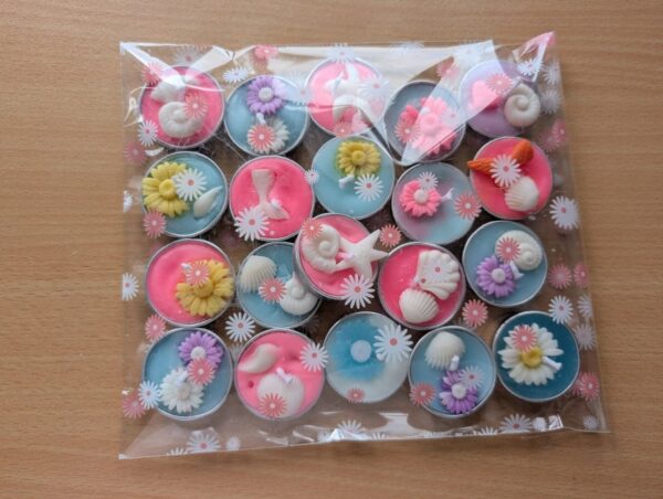 Aluminium tea light candle