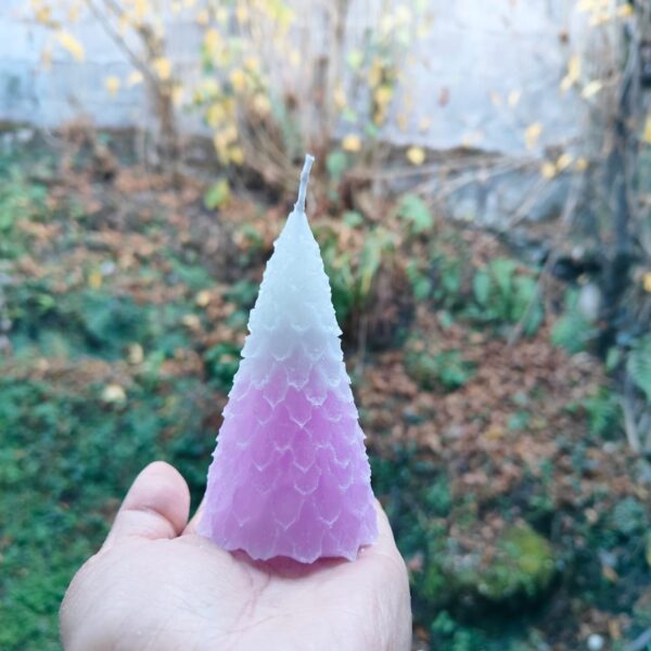 S Christmas tree candle