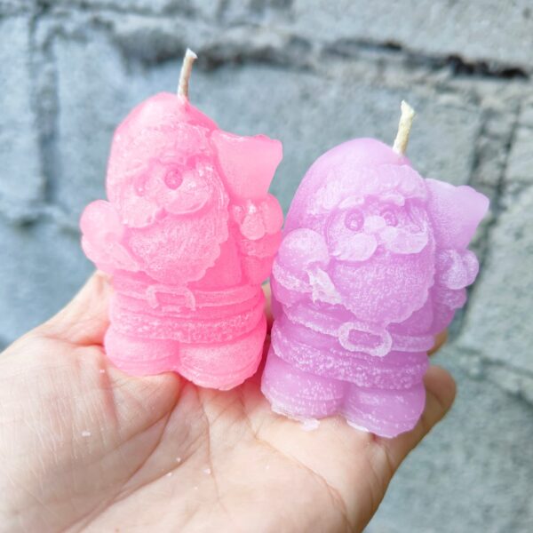 Santa clause candle